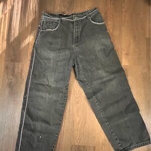 Men's Revirth Black Grunge Skater Vintage Jeans Size 38/32